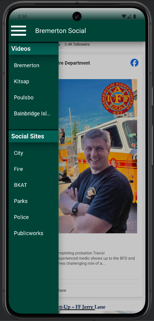 menu view